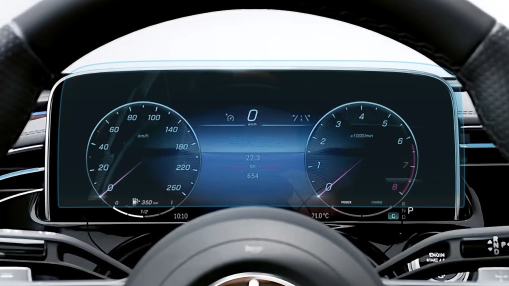 Pixsel car dashboard screen protector for MERCEDES BENZ E-CLASS - 14.8“ 2023 -