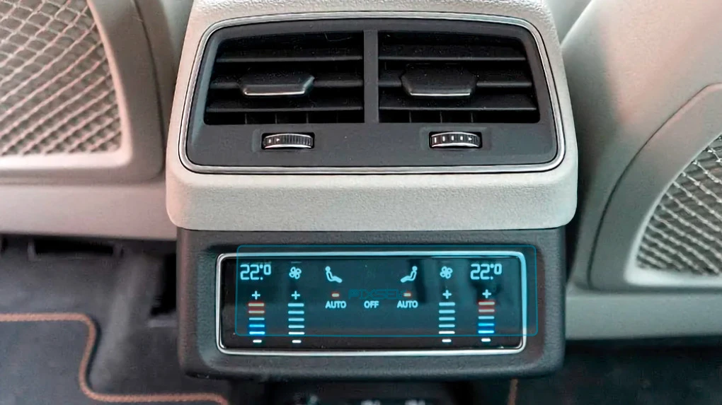 Pixsel car rear climate-control screen protector for AUDI Q8 E-Tron - 6.6“ 2022 - 2025