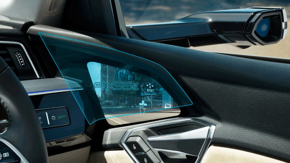Pixsel car mirror screen protector for AUDI Q8 E-Tron - 11.3“x2 2022 - 2025