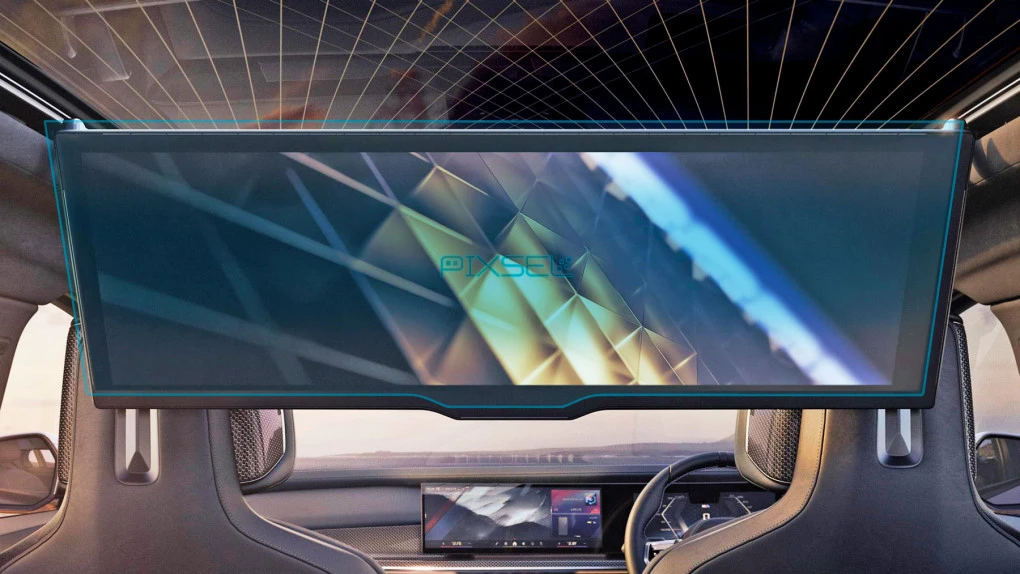 Pixsel car rear monitor screen protector for BMW 7 - 33.9“ 2022 - (G70, G71)