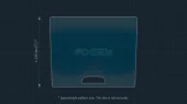 Pixsel car armrest monitor screen protector for LEXUS LX - 8“ 2021 -