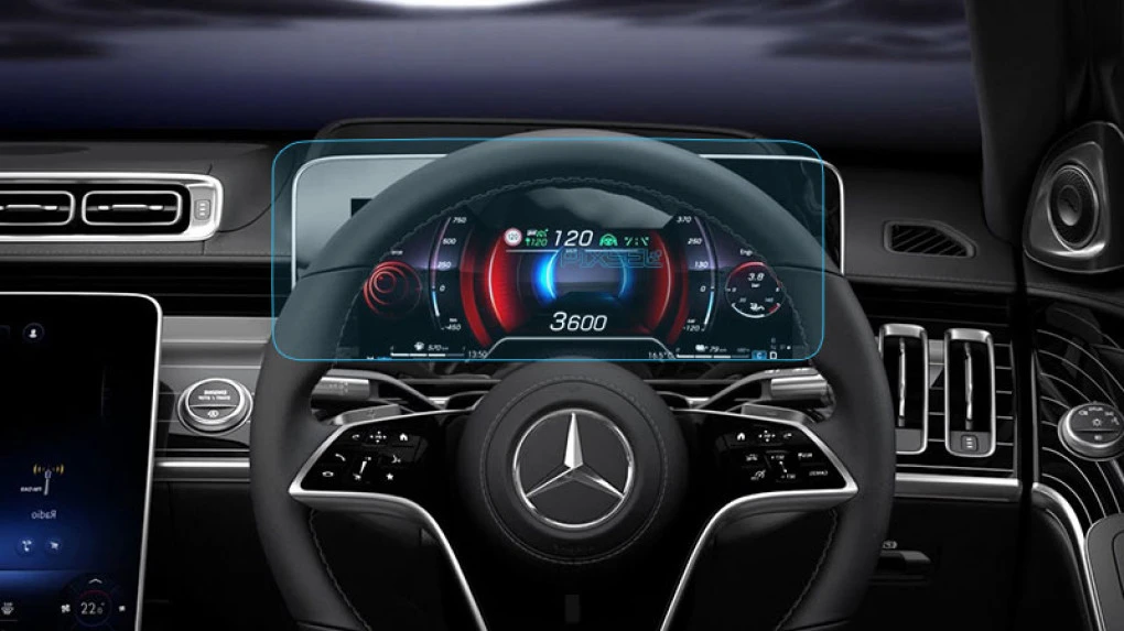 Pixsel car dashboard screen protector for MERCEDES BENZ S-CLASS - 15.5“ 2020 -