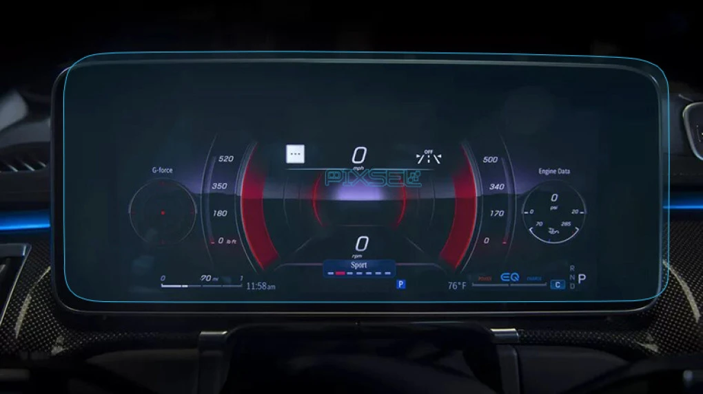 Pixsel car dashboard screen protector for MERCEDES BENZ S-CLASS - 15.4“ 2020 -