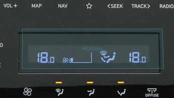 Pixsel car climate-control screen protector for HYUNDAI TUCSON - 4.9“ 2020 - 2023