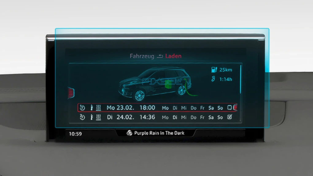 Pixsel car screen protector for AUDI Q7 / SQ7 / RSQ7 - 9.1“ 2015 - 2018