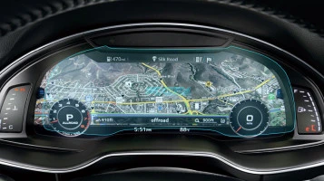 Pixsel car dashboard screen protector for AUDI Q7 / SQ7 / RSQ7 - 12“ 2015 - 2018