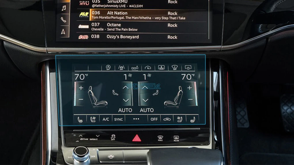 Pixsel car climate-control screen protector for AUDI A8 / S8 - 10.2“ 2018 - 2023