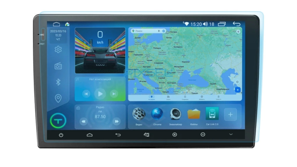 Pixsel screen protector for car TORSSEN 2K 10“