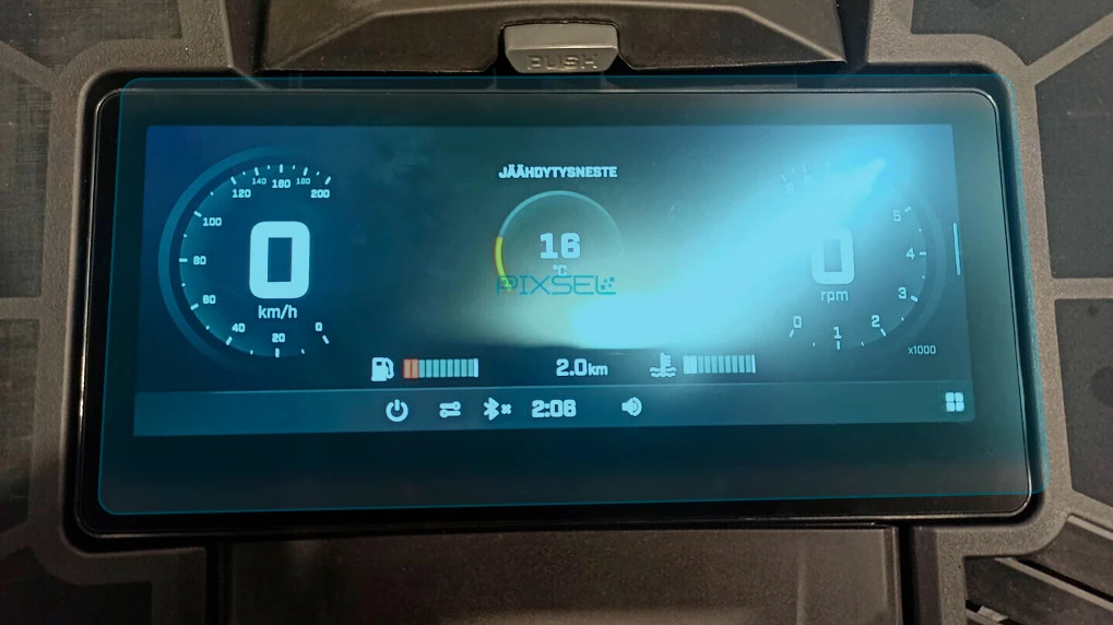 Pixsel screen protector for for snowmobile speedometer BRP SKI-DOO FREERIDE 2024 + 10.25“