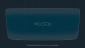 Pixsel car rear climate-control screen protector for POLESTAR 4 - 6.8“ 2023 -